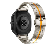TECH-PROTECT Stainless Line do Galaxy Watch Ultra (47 mm) Titanium/Orange 5906302313167 - 1290804 - zdjęcie 2
